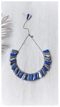 Image 1 of AFRODITE COLLIER - Silver Blue - 25% off