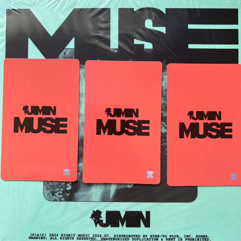 Image of Jimin Muse Weverse Shop Lucky Draw Photocard’s