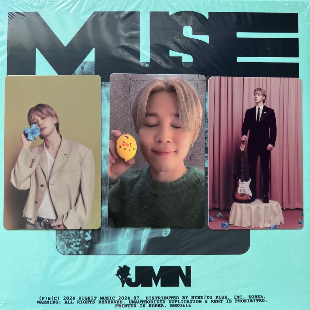 Image of Jimin Muse Weverse Shop Lucky Draw Photocard’s
