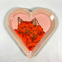 Image 1 of Painted Cats Plate