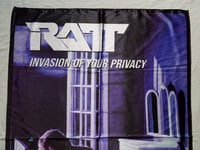 Image 2 of RATT - Invasion of your privacy Flag (cloth poster Banner tapestry) Glam Heavy metal Hair metal