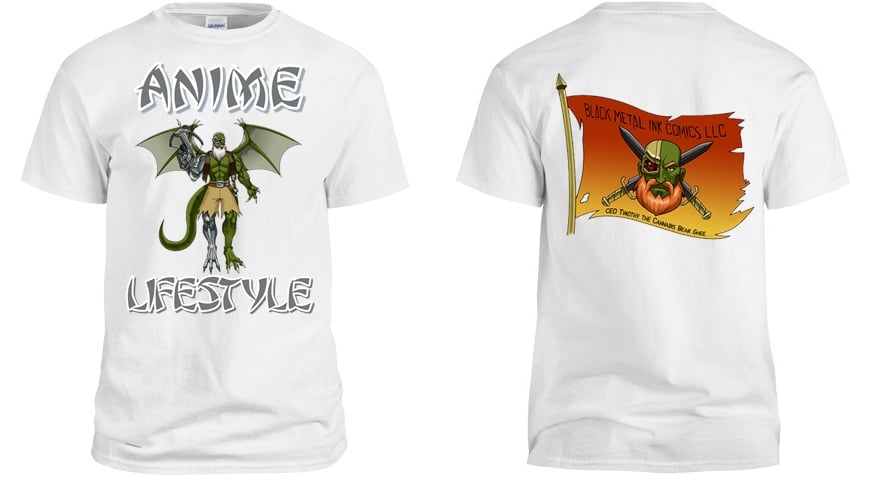 Image of Davollace The Savage Pirate anime T-shirt 