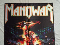 Image 2 of MANOWAR - Hell on stage live Flag (cloth poster Banner tapestry) Heavy metal Power metal