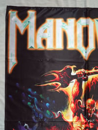 Image 4 of MANOWAR - Hell on stage live Flag (cloth poster Banner tapestry) Heavy metal Power metal