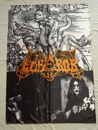 Image 1 of EMPEROR - Wrath of the tyrant Flag (cloth poster Banner tapestry) Norwegian Black metal Burzum