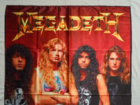 Image 2 of MEGADETH - Band photo Flag (cloth poster Banner tapestry) Speed Thrash metal Dave Mustaine