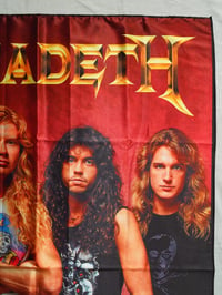 Image 4 of MEGADETH - Band photo Flag (cloth poster Banner tapestry) Speed Thrash metal Dave Mustaine