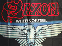 Image 8 of SAXON - Wheels of steel Flag (cloth poster Banner tapestry) Heavy metal NWOBHM