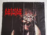 Image 5 of DEICIDE - Scars of the Crucifix Flag (cloth poster Banner tapestry) Death metal Glen Benton