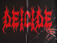 Image 8 of DEICIDE - Scars of the Crucifix Flag (cloth poster Banner tapestry) Death metal Glen Benton