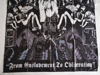 Image 2 of NAPALM DEATH - From enslavement to obliteration Flag (cloth poster Banner tapestry) Death metal