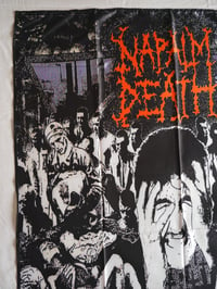 Image 7 of NAPALM DEATH - From enslavement to obliteration Flag (cloth poster Banner tapestry) Death metal