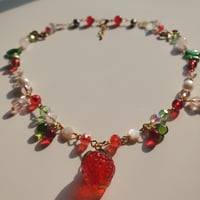 Image 3 of Strawberry Shortcake Necklace