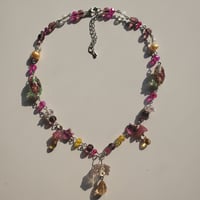 Image 2 of Raspberry Tart Necklace