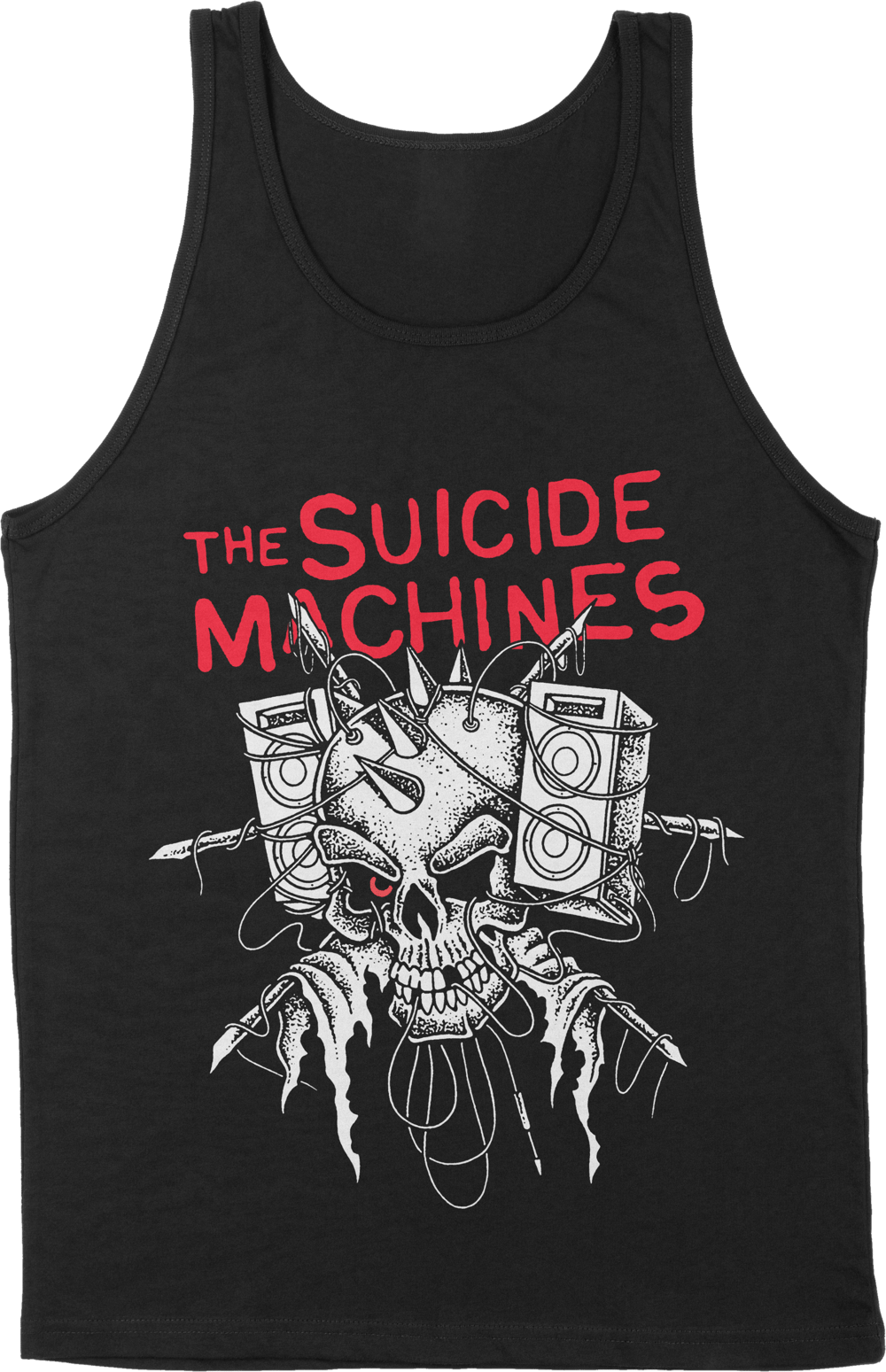 Skull Radio Unisex Tank