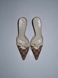 Image 2 of Gucci Pointy Toe Mules - EU 35.5