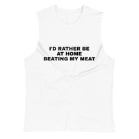 Image 2 of Beating My Meat Muscle Shirt