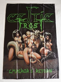 Image 1 of CELTIC FROST - Emperor's return Flag (cloth poster Banner tapestry) Emtreme Heavy metal Hellhammer