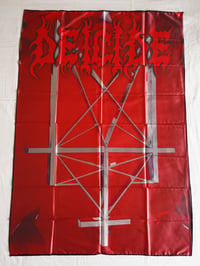 Image 1 of DEICIDE - Legion Trifixion Flag (cloth poster Banner tapestry) Death metal Glen Benton