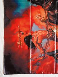 Image 3 of MANOWAR - Greatest hits Flag (cloth poster Banner tapestry) Heavy metal Warriors of the world