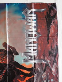 Image 8 of MANOWAR - Greatest hits Flag (cloth poster Banner tapestry) Heavy metal Warriors of the world