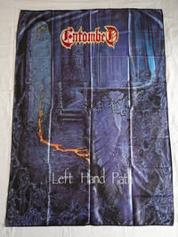 Image 1 of ENTOMBED - Left hand path Flag (cloth poster Banner tapestry) Swedish Death metal