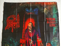 Image 9 of DEATH - Scream bloody gore Flag (cloth poster Banner tapestry) Death metal Chuck Schuldiner