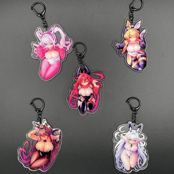 Image of NIkke Waifu Keychains