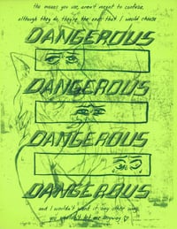 Image 1 of Dangerous Risograph Print