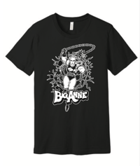 Big Anne Kool-Aid Man (white on black)