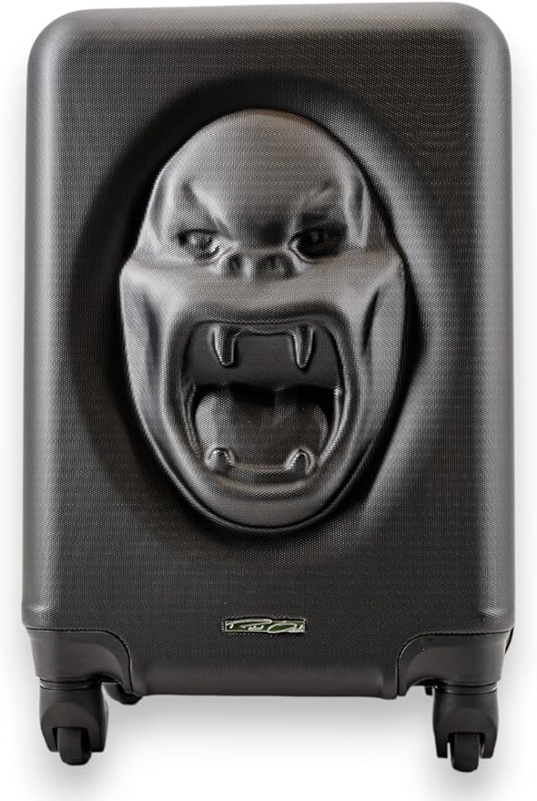 Orlinski Richard Valise Cabine noir argent case suitcase Black Silver kong