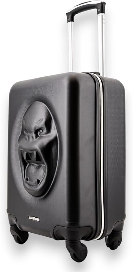 Orlinski Richard Valise Cabine noir argent case suitcase Black Silver kong