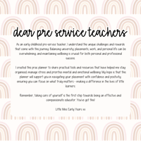 Image 3 of Pre-Service Teacher Prac Planner | BEIGE RAINBOW