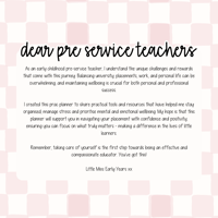 Image 3 of Pre-Service Teacher Prac Planner | PASTEL PINK CHECK