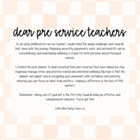 Image 3 of Pre-Service Teacher Prac Planner | PASTEL ORANGE CHECK