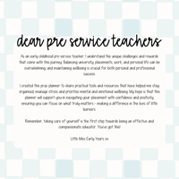 Image 3 of Pre-Service teacher Prac Planner | PASTEL BLUE CHECK