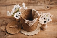 Image 5 of Rattan basket with lid 