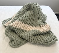 Image 1 of Sage Green & Cream