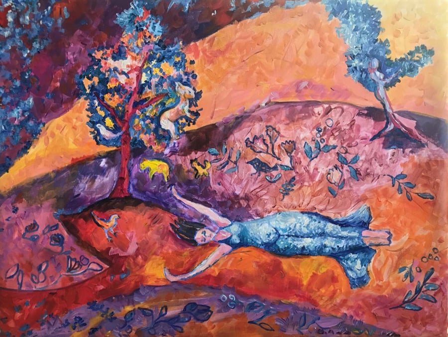 Image of Lying in the grass