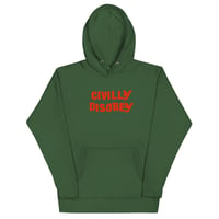 Image 13 of Civilly Disobey Anarchist's Unisex Hoodie