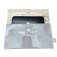 Image 3 of Wallpaper and Sheet Music Wallet - Deco Silver Fans