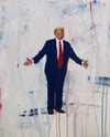 Trump original painting 