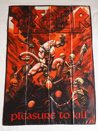 Image 1 of KREATOR - Pleasure to kill Flag (cloth poster Banner tapestry) Thrash metal Mille Petroza