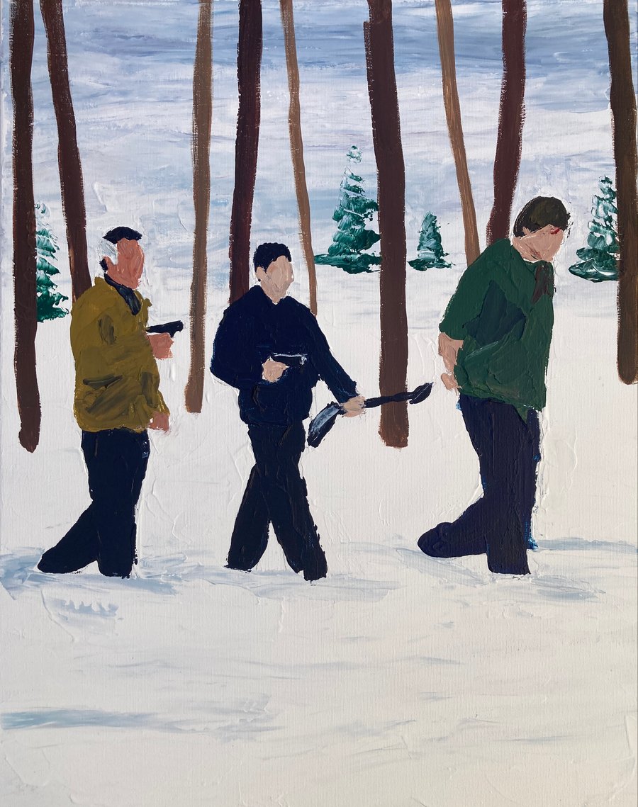Image of The decorator version 3 original on canvas 