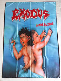 Image 1 of EXODUS - Bonded by blood Flag (cloth poster Banner tapestry) Thrash metal Paul Baloff