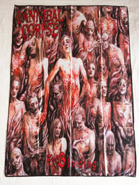 Image 1 of CANNIBAL CORPSE - The bleeding Flag (cloth poster Banner tapestry) Death metal Gore