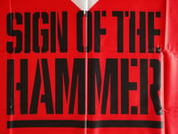 Image 5 of MANOWAR - Sign of the hammer Flag (cloth poster Banner tapestry) Heavy metal NWOBHM