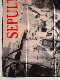 Image 3 of SEPULTURA - Third world posse Flag (cloth poster Banner tapestry) Brazilian Thrash metal