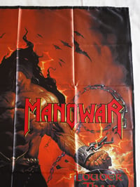 Image 9 of MANOWAR - Louder than hell Flag (cloth poster Banner tapestry) Heavy metal Iron Maiden