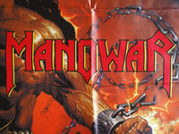 Image 10 of MANOWAR - Louder than hell Flag (cloth poster Banner tapestry) Heavy metal Iron Maiden